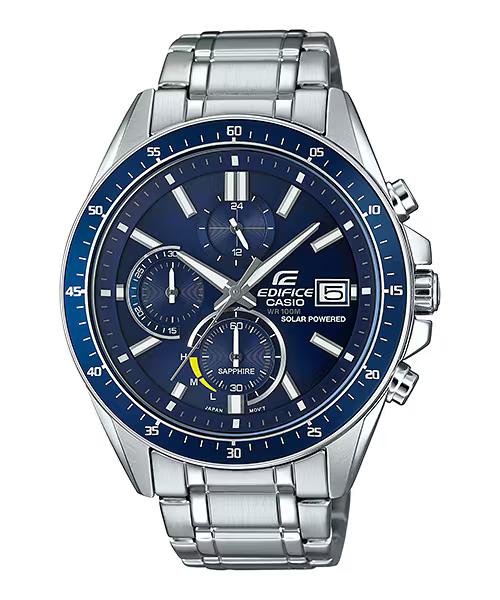 Montre Casio Edifice Premium solaire chronographe acier bleu EFS-S510D-2AVUEF