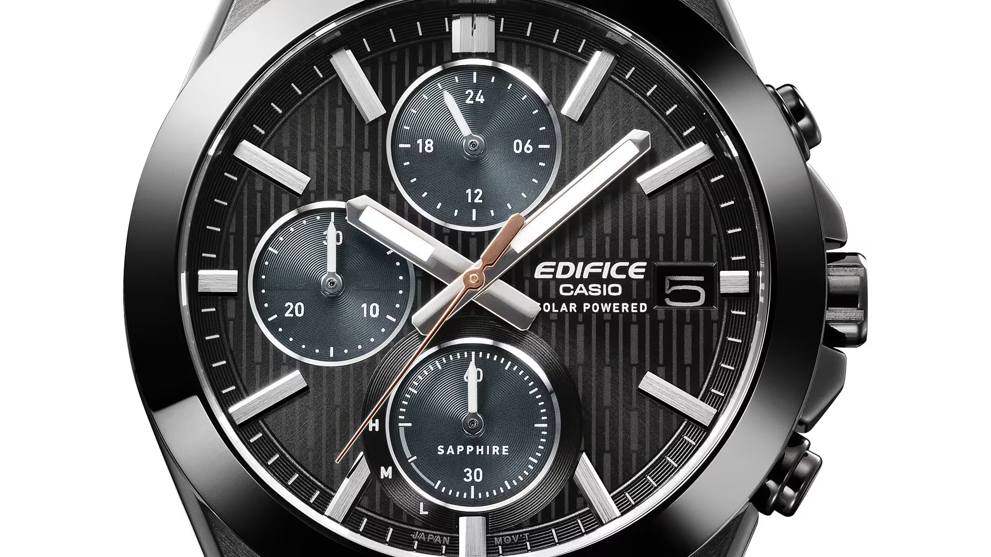 Montre Casio Edifice Premium solaire acier noir EFS-S650DC-1A