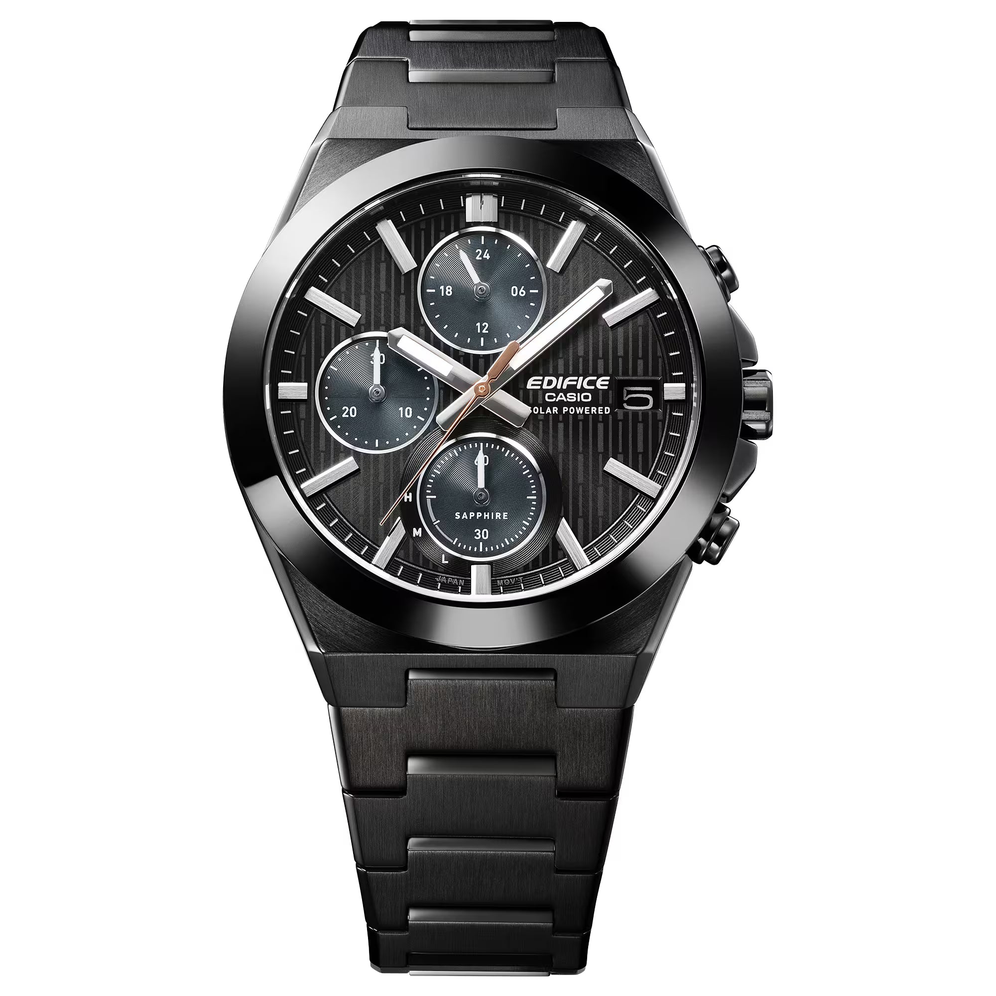 Montre Casio Edifice Premium solaire acier noir EFS-S650DC-1A