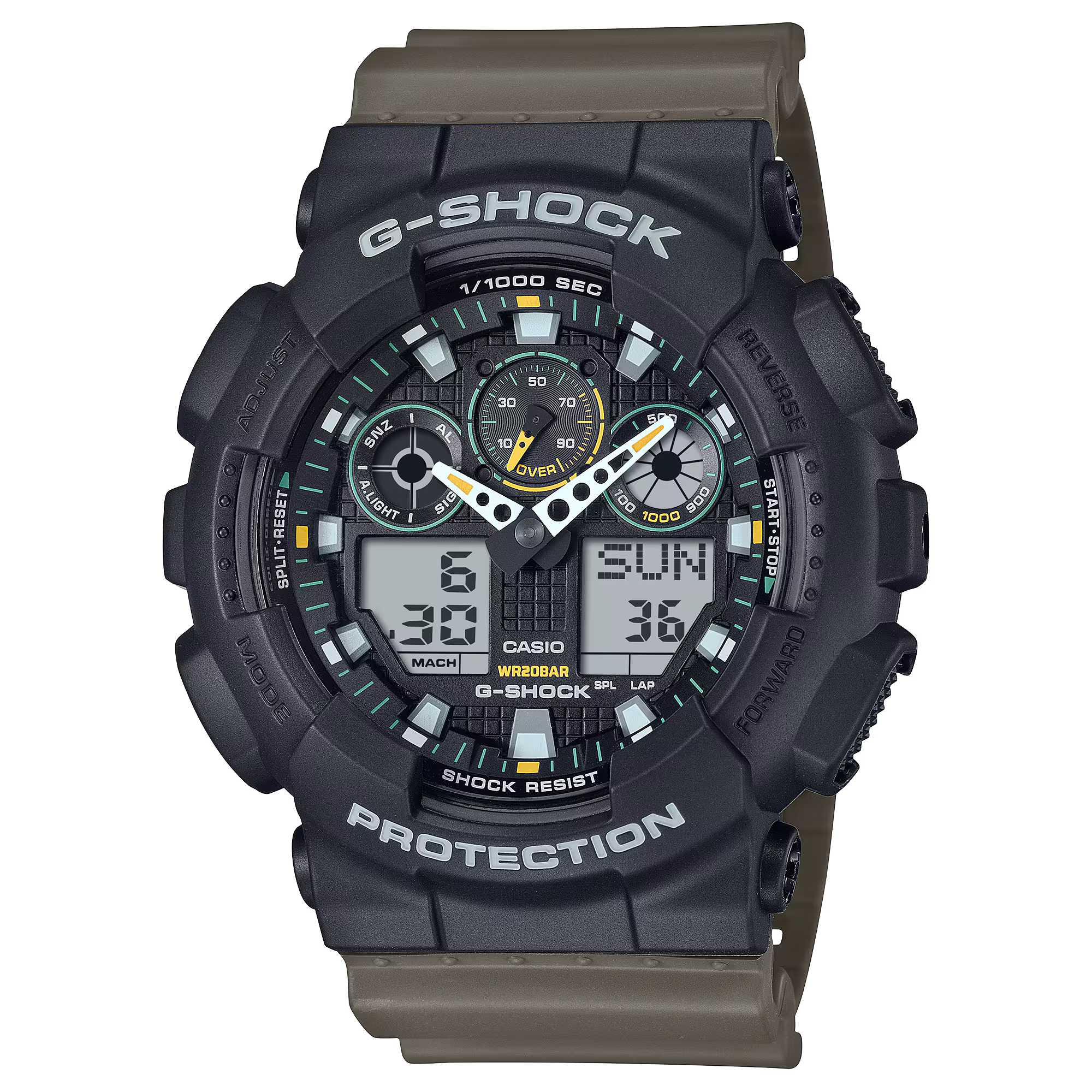 Montre Casio G-Shock GA-100 Homme Sport Chronographe