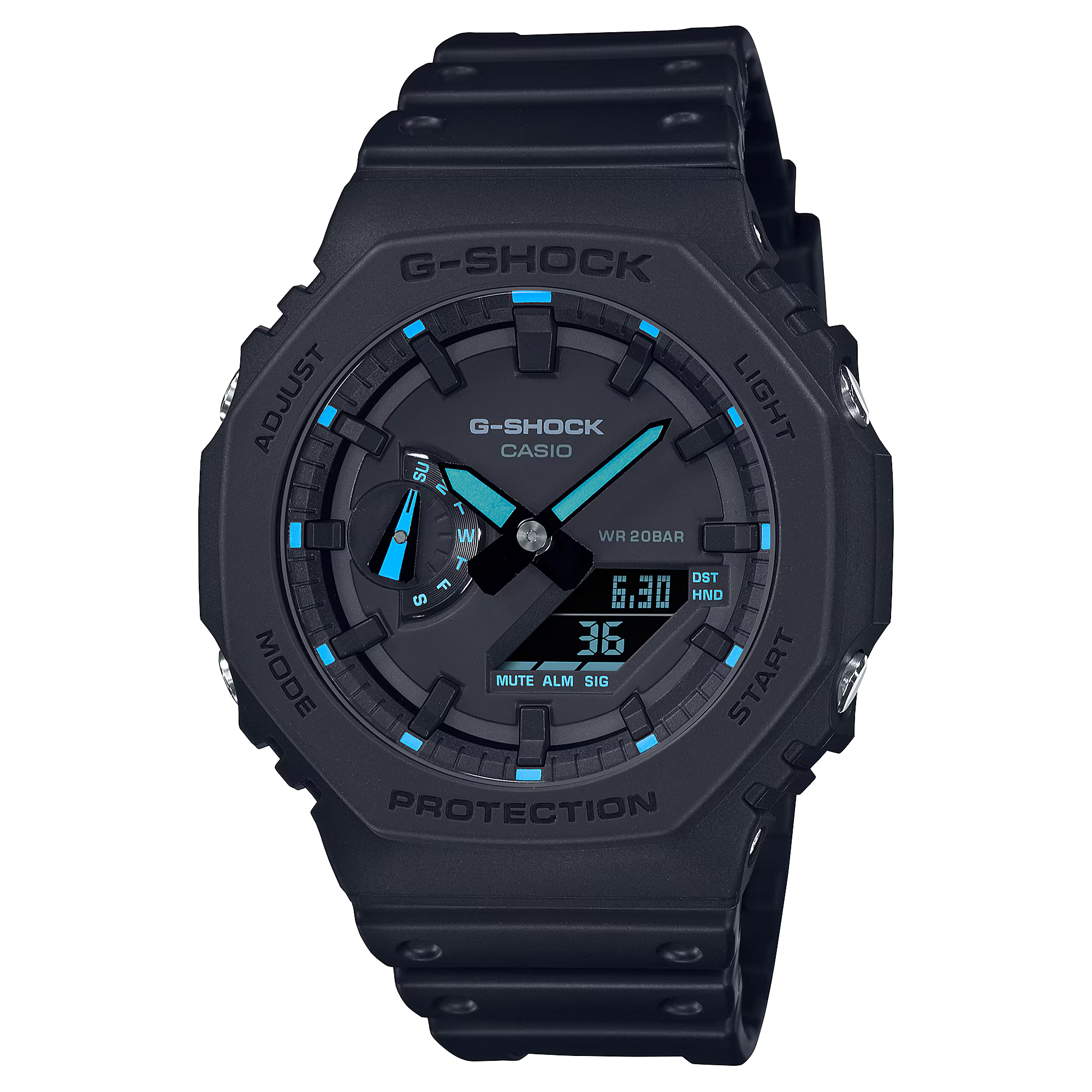 Montre Casio G-Shock GA-2100 Homme Femme Carbon Core Digital Analogique