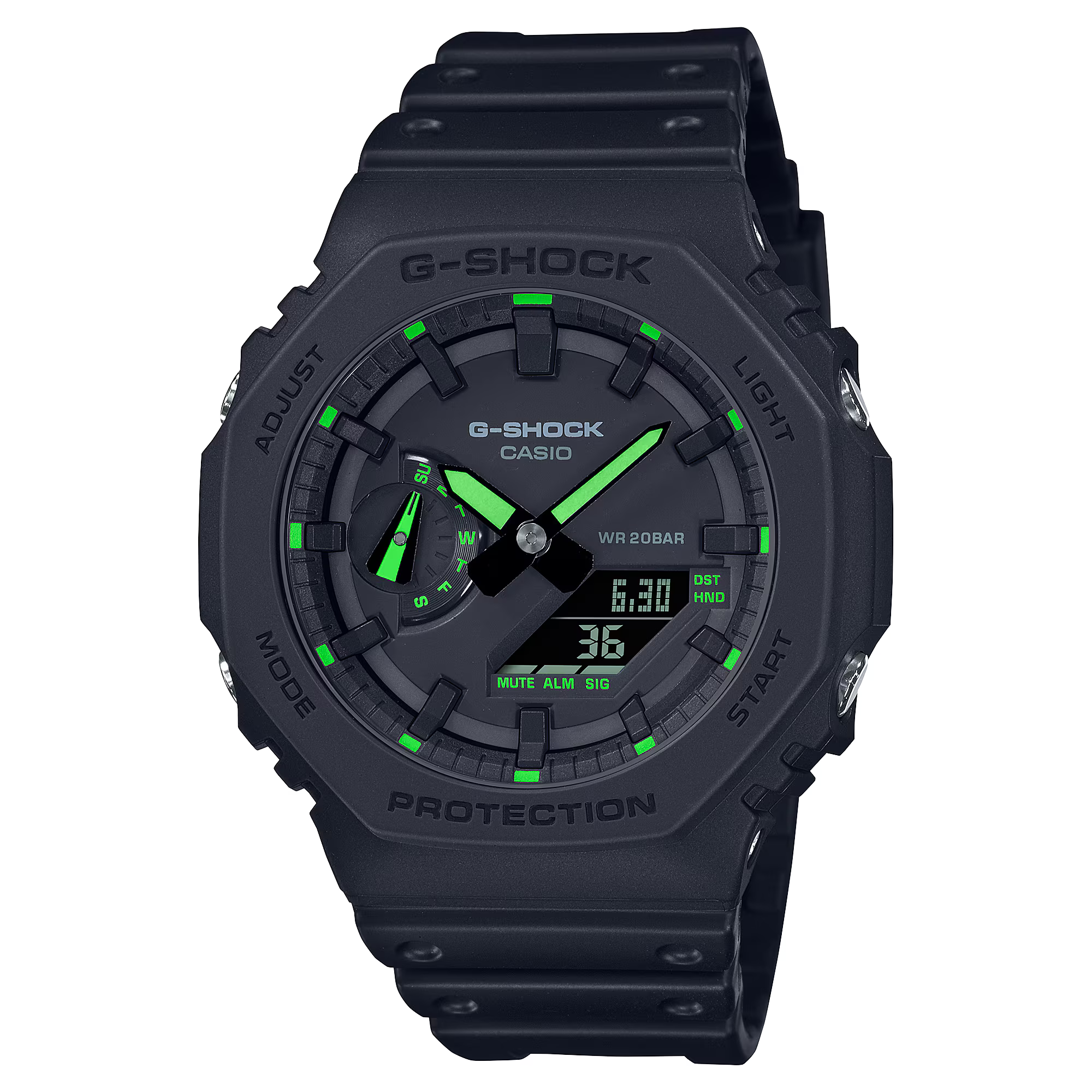 Montre Casio G-Shock GA-2100 Homme Femme Carbon Core Digital Analogique