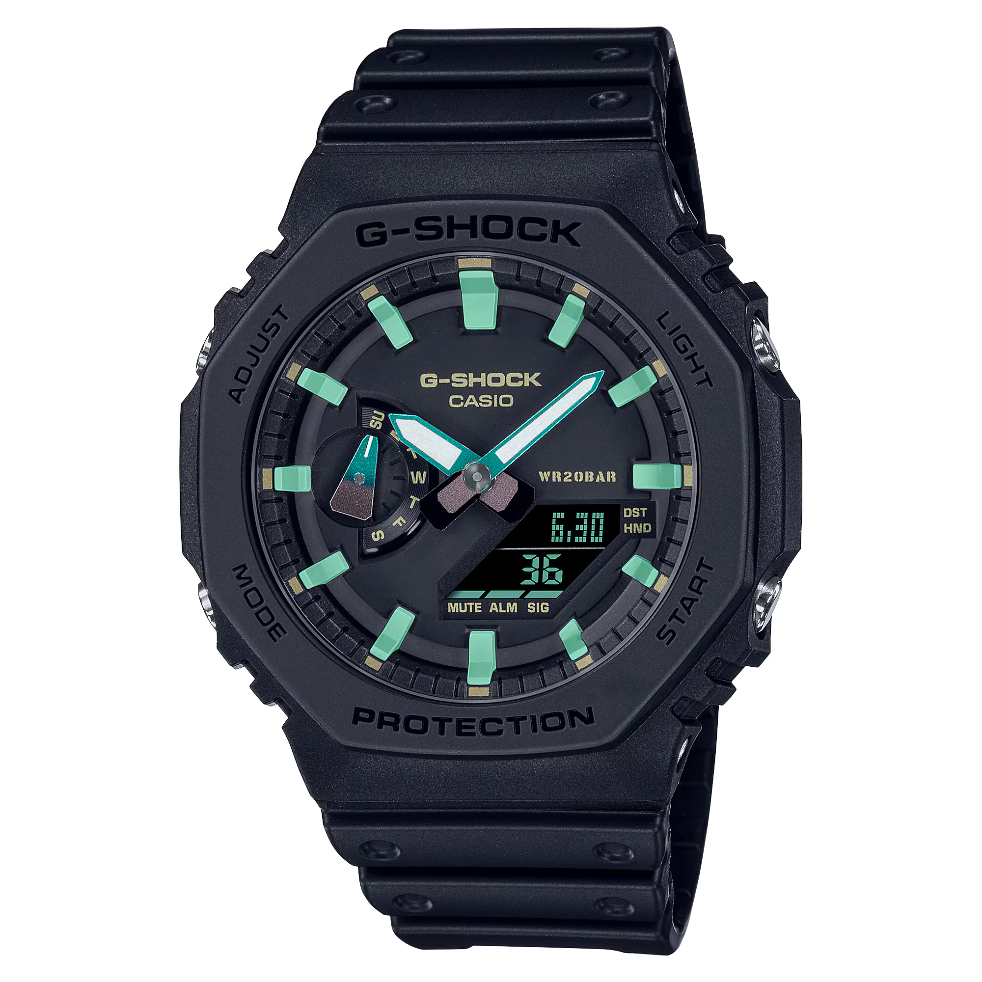 Montre Casio G-Shock GA-2100 Homme Femme Carbon Core Digital Analogique