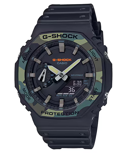 Montre Casio G-Shock GA-2100 Homme Femme Carbon Core Digital Analogique