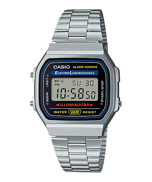 Montre Casio Vintage Iconic argentée A168WA-1YES