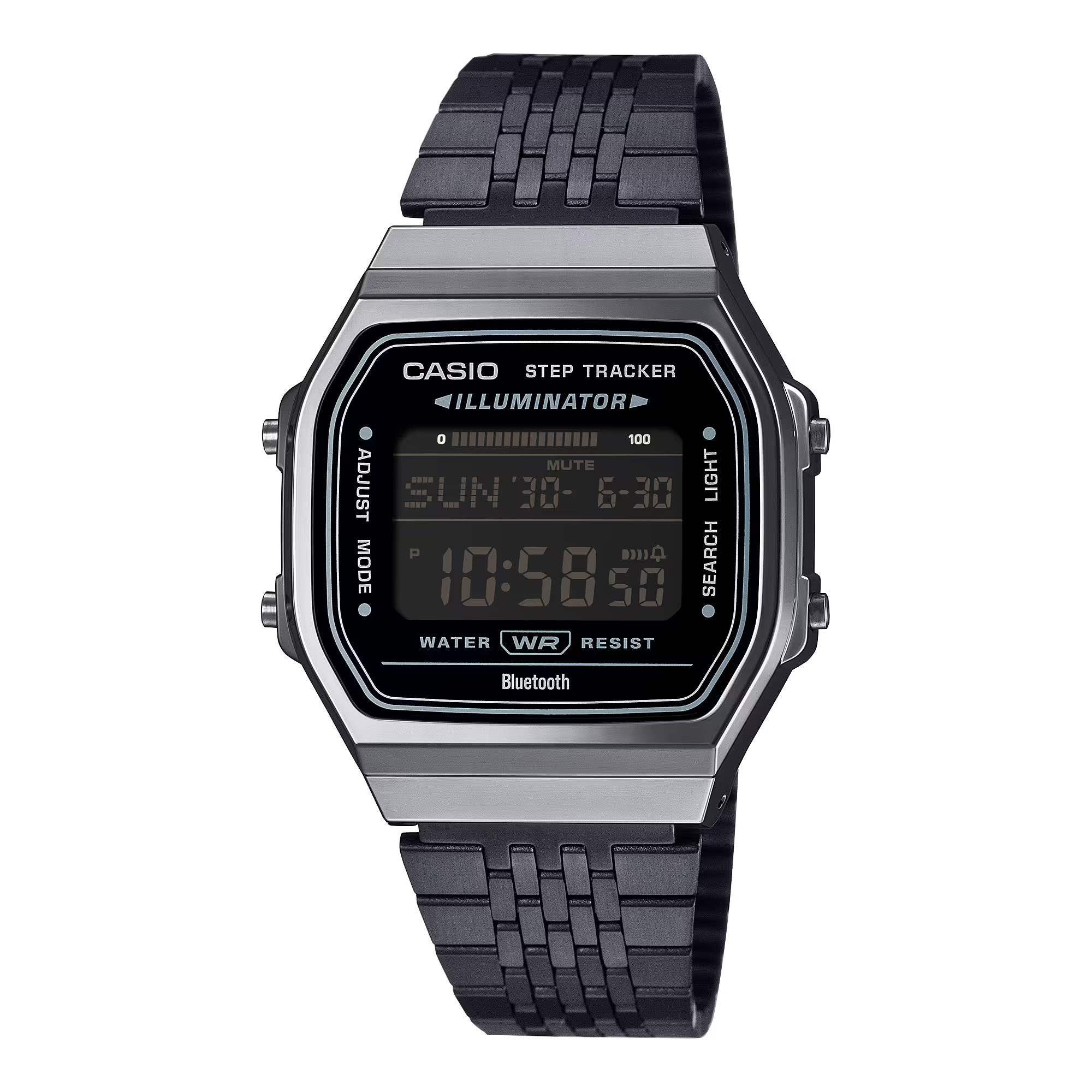Montre Casio Vintage Edgy noire ABL‑100WEGG‑1BEF