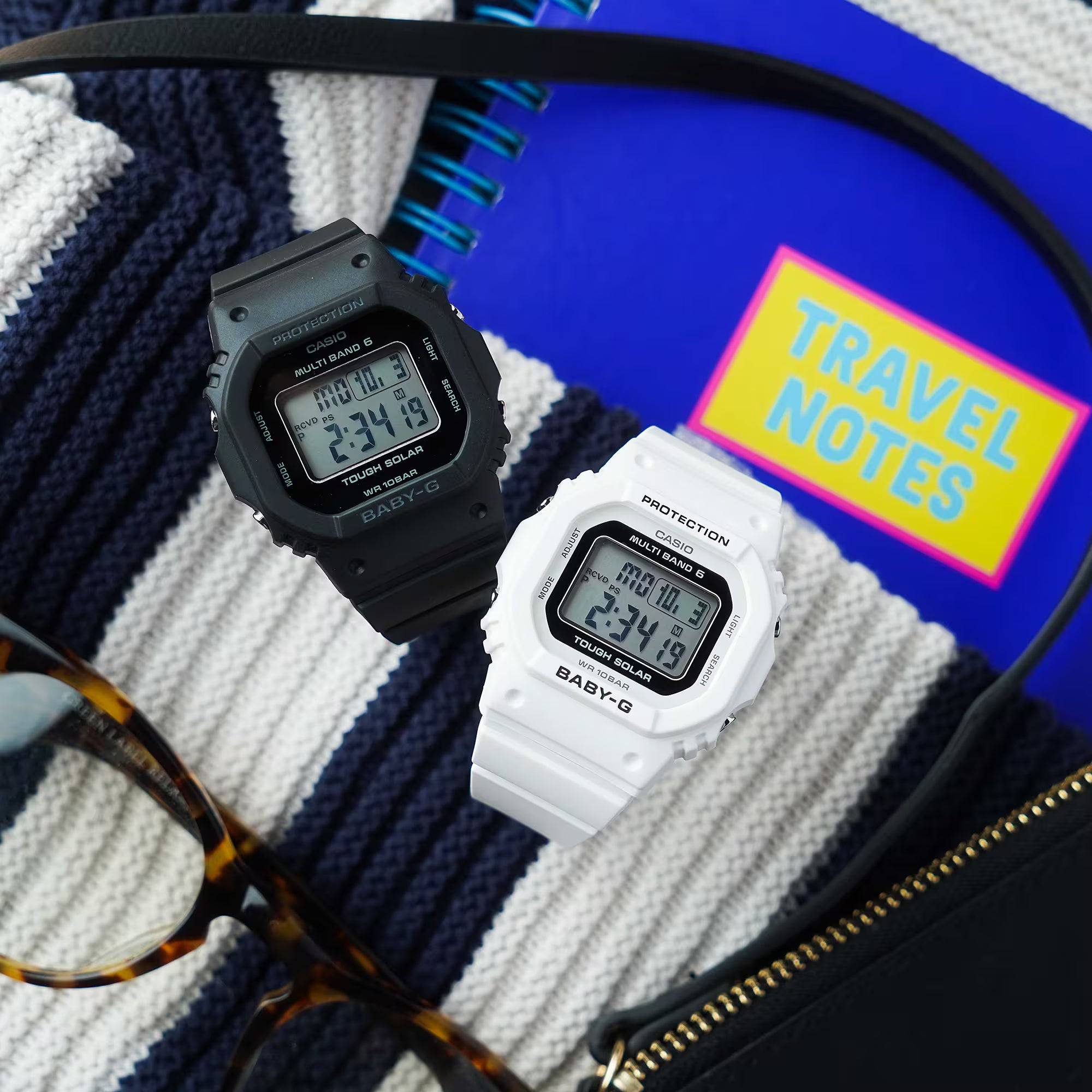 Montre Casio G-Shock blanche BGD-5650-7ER