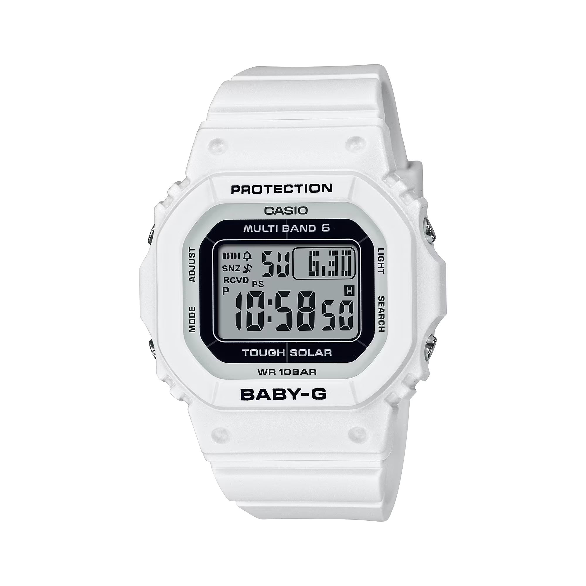 Montre Casio G-Shock blanche BGD-5650-7ER