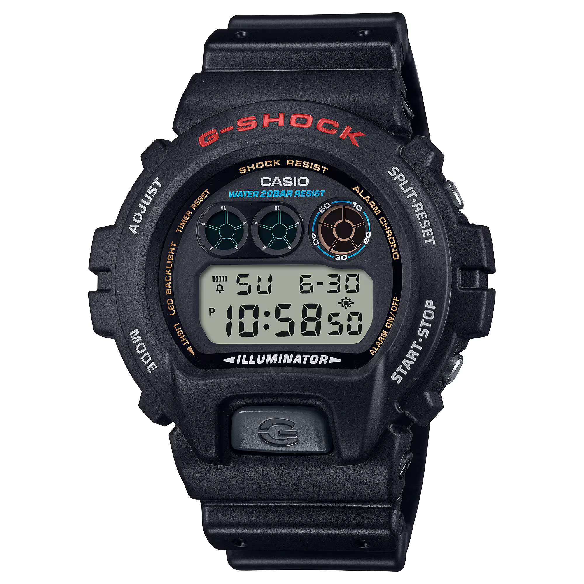 Montre Casio G-Shock noire DW-6900U-1ER