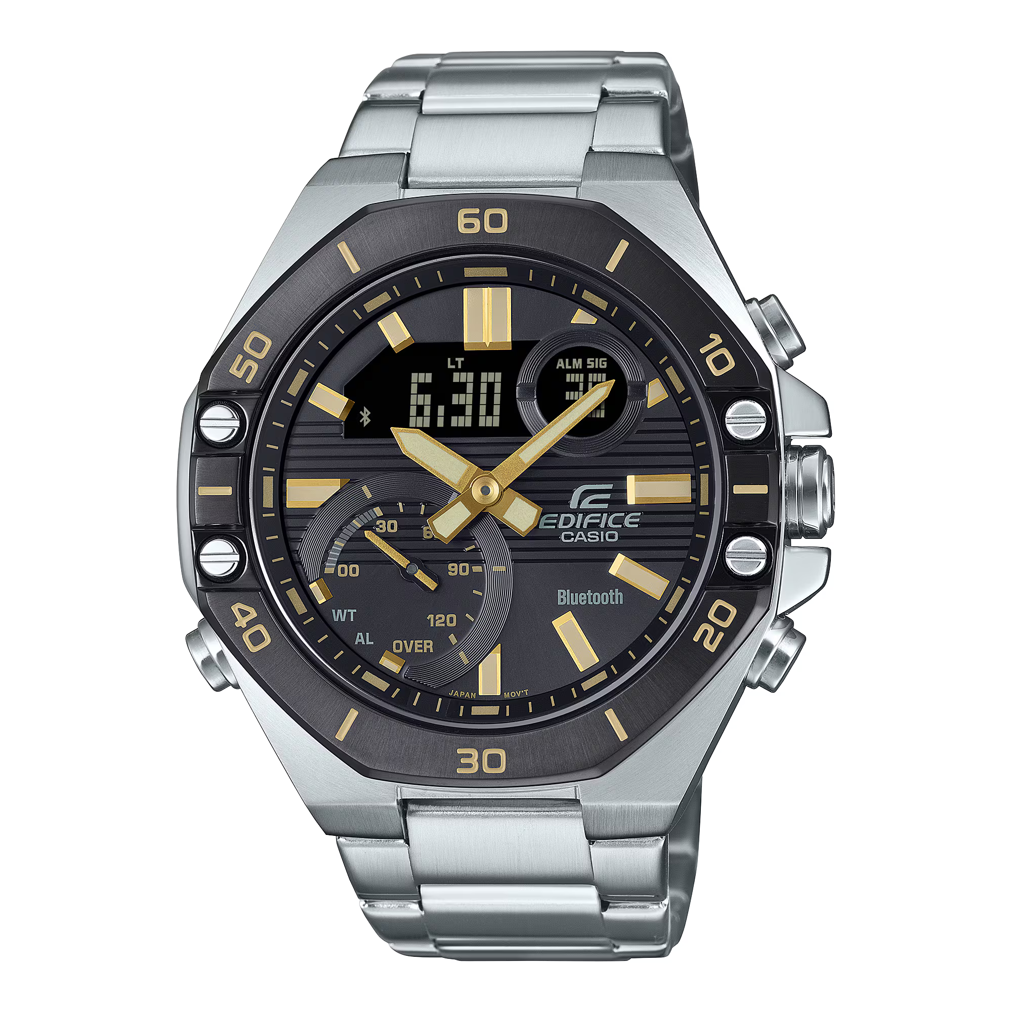 Montre Casio Edifice Premium noire et or ECB-10DB-1A9EF