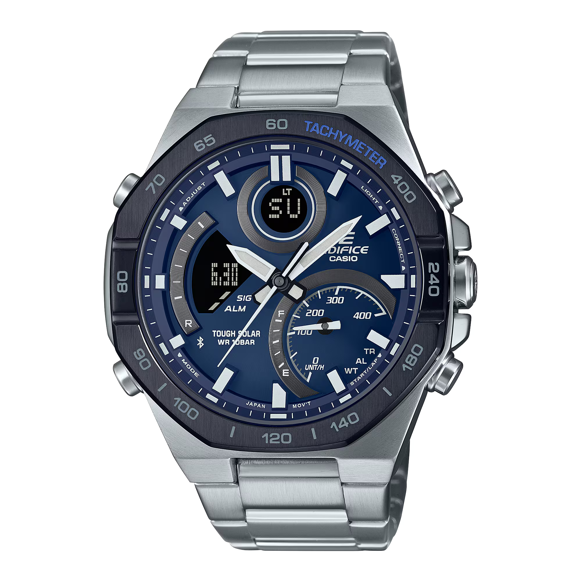 Montre Casio Edifice Premium acier bleu ECB-950DB-2AEF