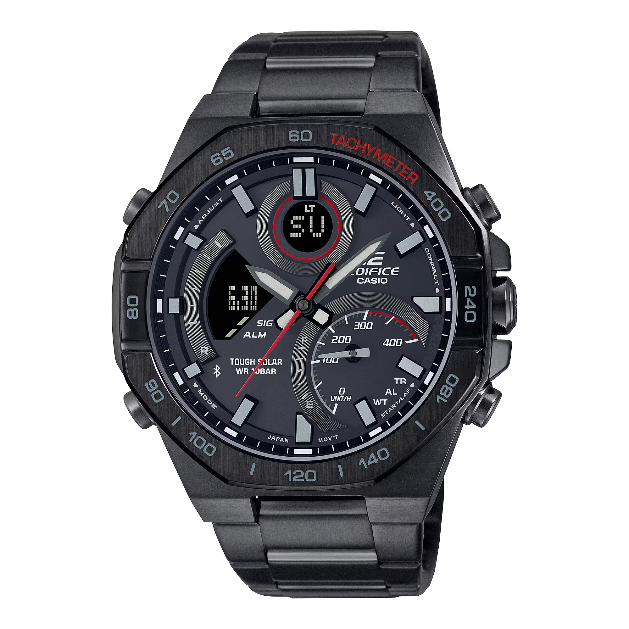 Montre Casio Edifice Premium acier noir ECB-950DC-1AEF