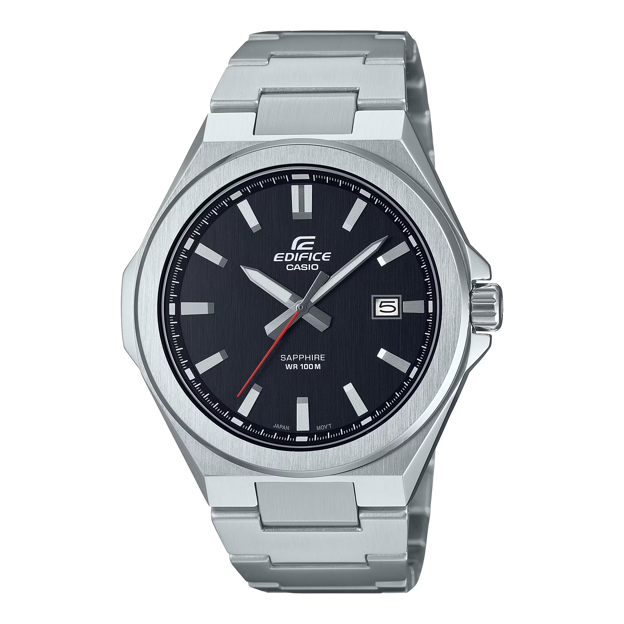 Montre Casio Edifice Premium acier argenté cadran noir EFB-108D-1AVUEF