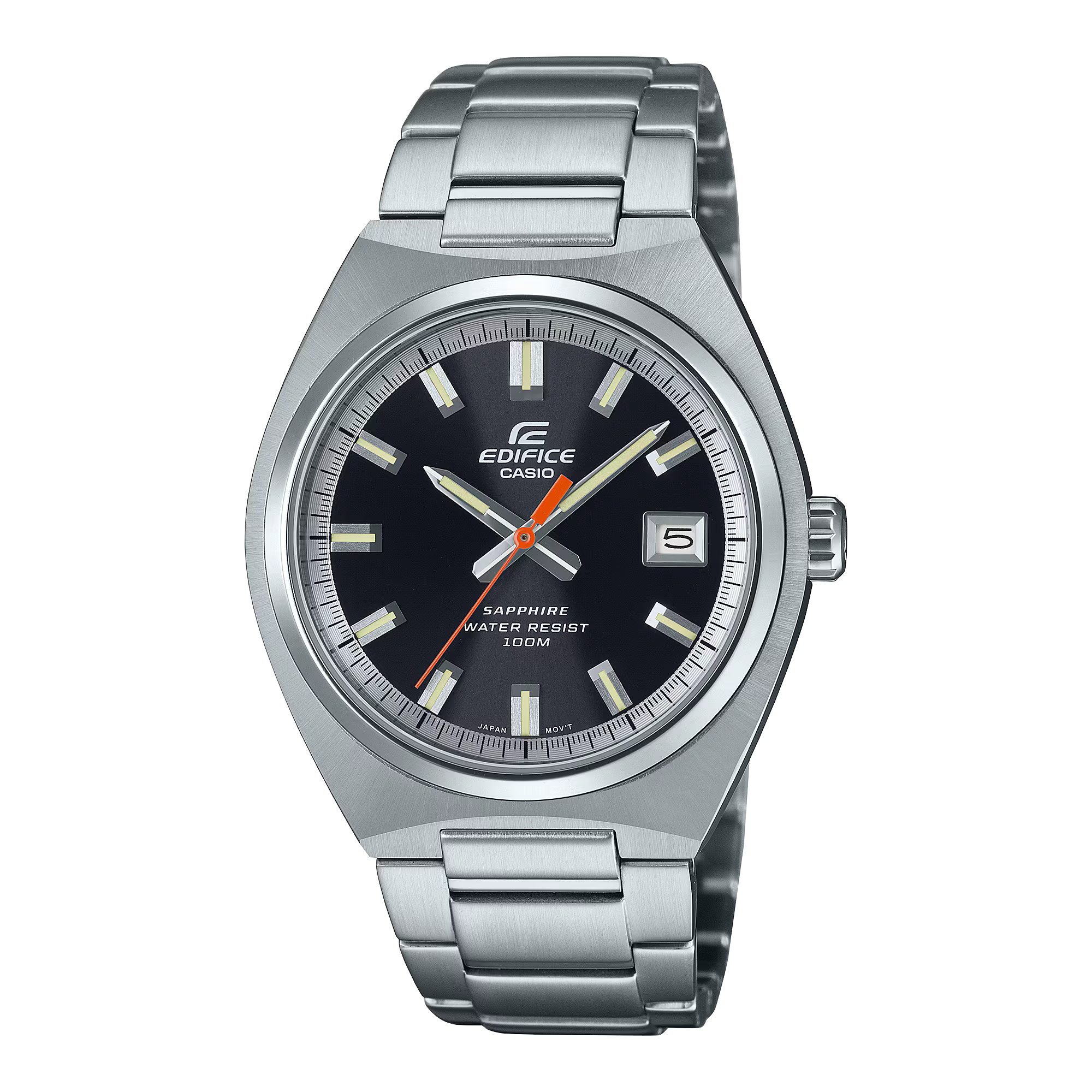 Montre Casio Edifice Premium acier argenté cadran noir EFB-109D-1AVEF