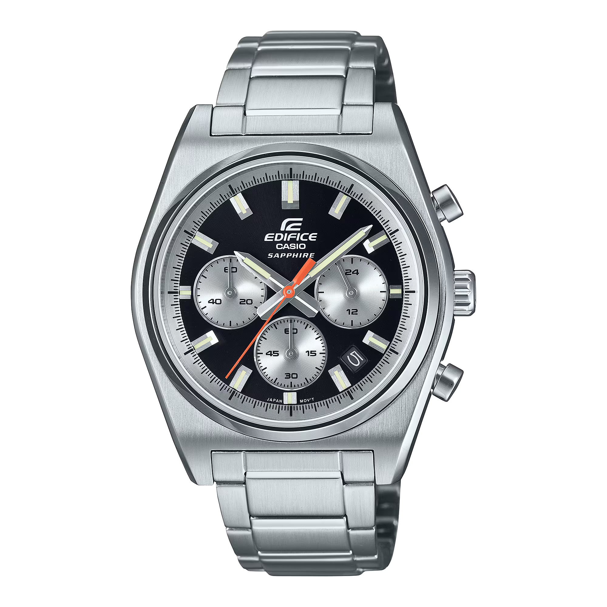 Montre Casio Edifice Premium acier argenté cadran noir EFB-730D-1AVUEF