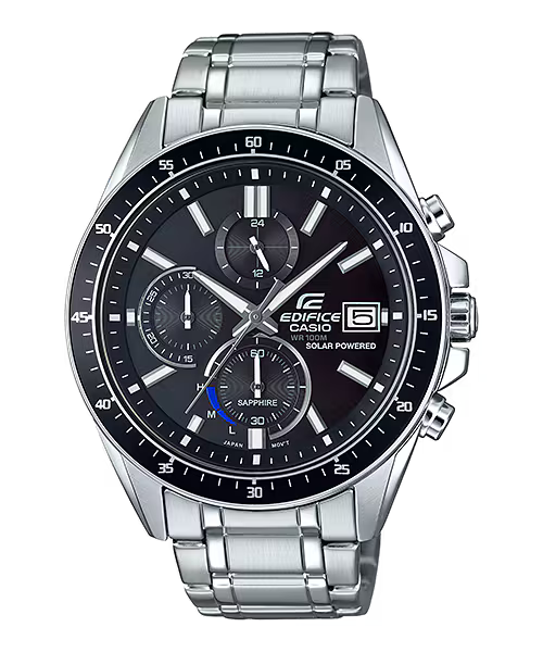 Montre Casio Edifice Premium solaire chronographe acier noir EFS-S510D-1AVUEF