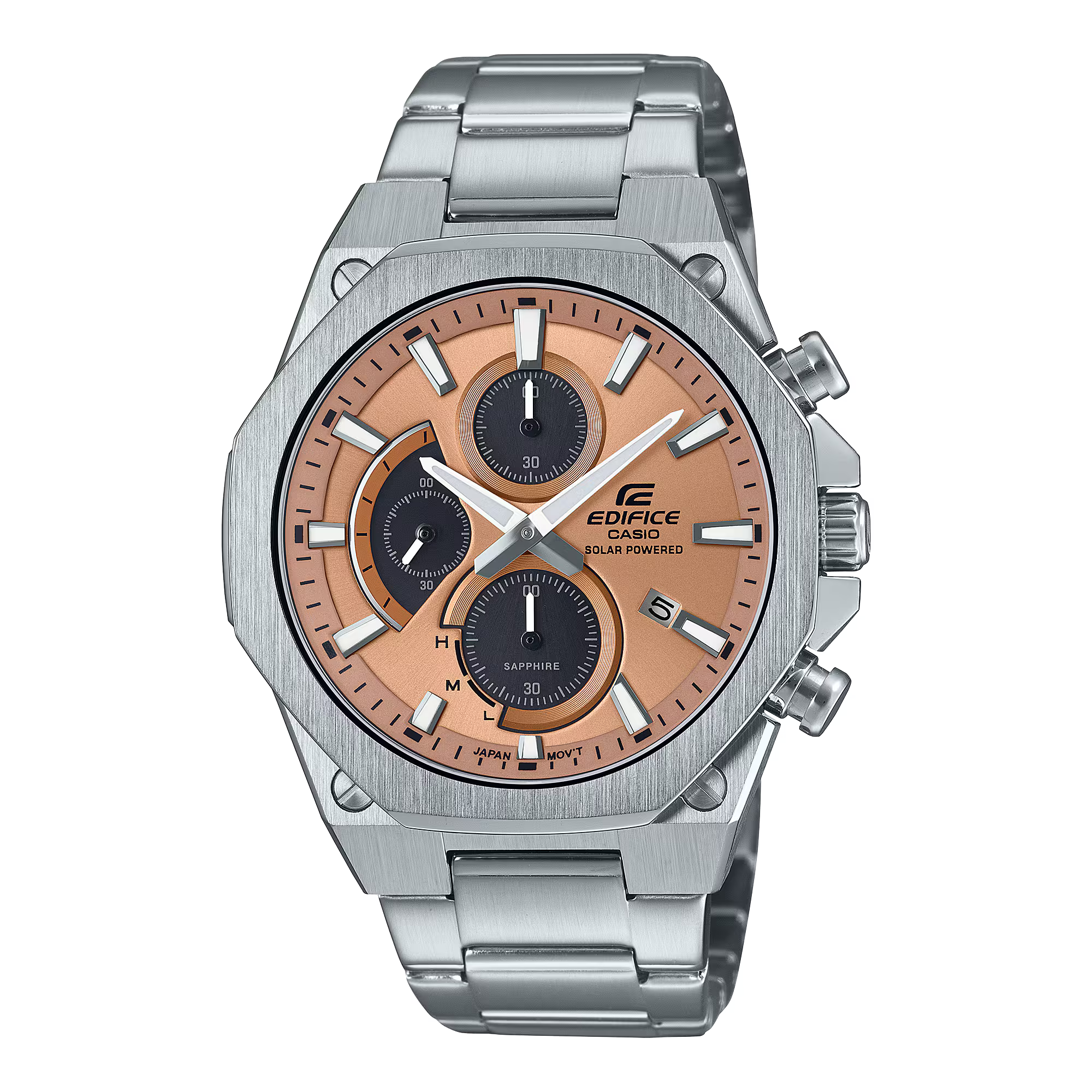 Montre Casio Edifice Premium solaire acier marron EFS-S570D-5AUEF