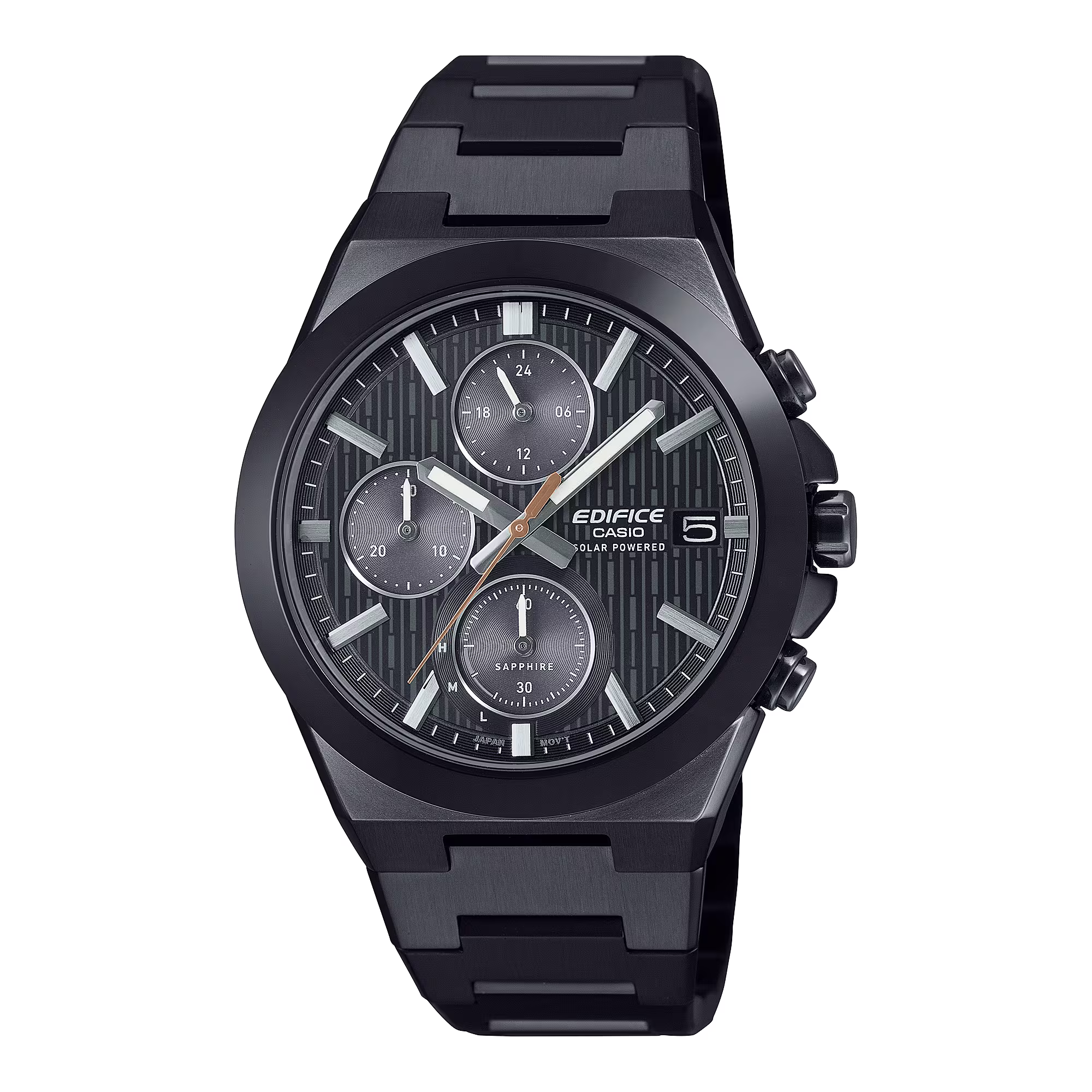 Montre Casio Edifice Premium solaire acier noir EFS-S650DC-1A