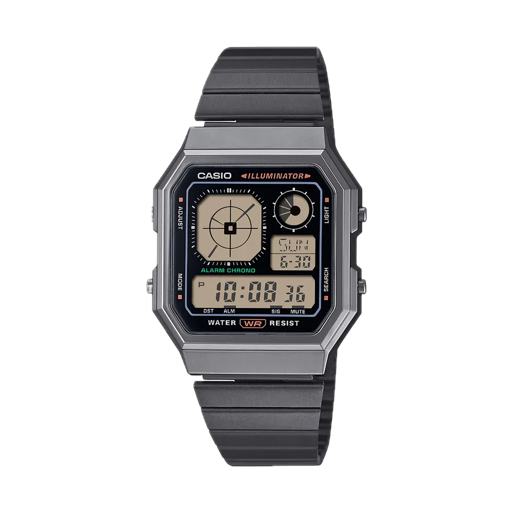 Montre Casio Vintage Iconic noir A130WEGG-1AEF